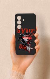 Samsung S26 Uyumlu Sync Die Desenli Silikon Kılıf