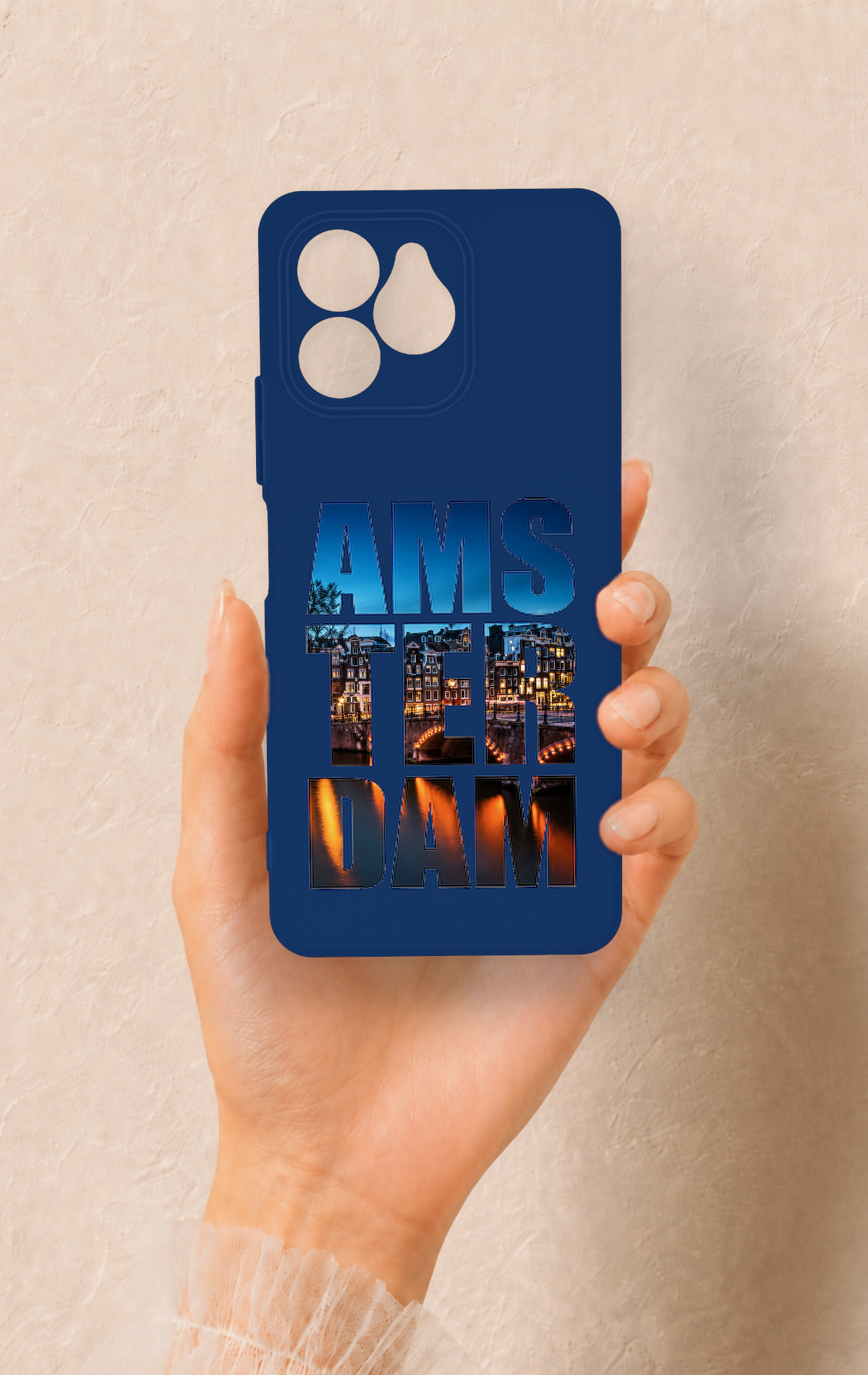 Omix x6 Uyumlu Amsterdam Desenli Silikon Kılıf