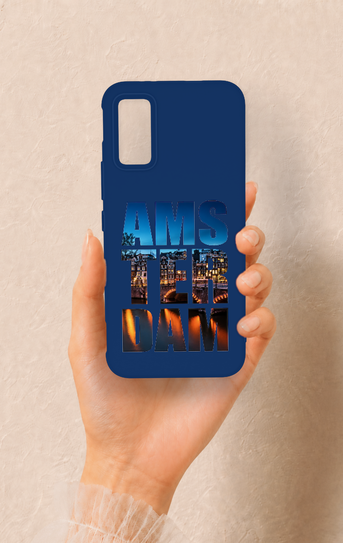 İnfinix Gt 30 Pro Uyumlu Amsterdam Desenli Silikon Kılıf