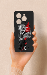 Tecno Spark 20 Pro Uyumlu Atatürk Anıtkabir Desenli Silikon Kılıf