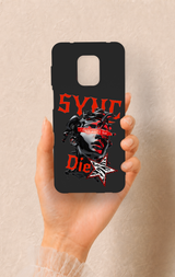 Redmi Note 9 Pro 9S Uyumlu Sync Die Desenli Silikon Kılıf