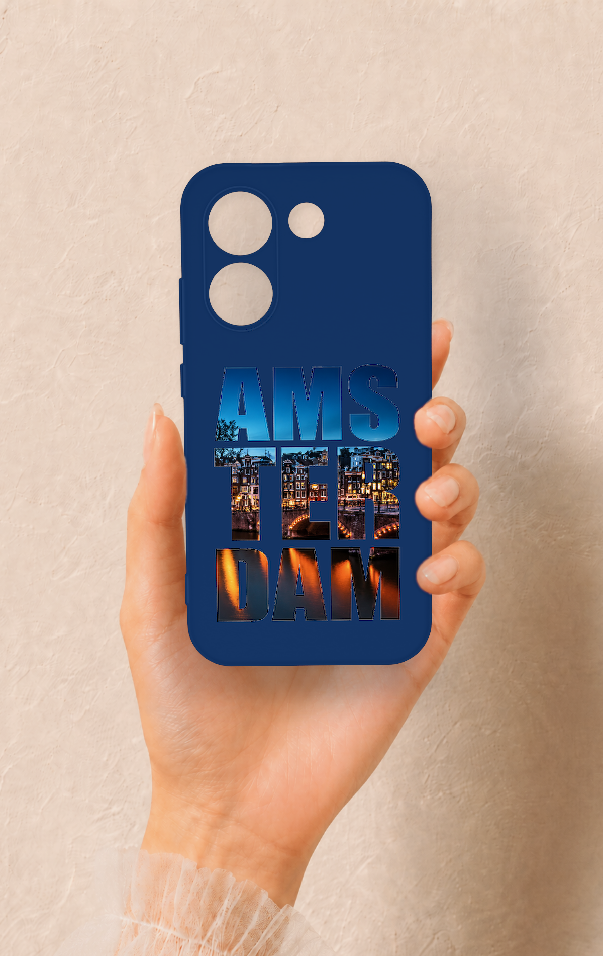 Poco X8 Pro Uyumlu Amsterdam Desenli Silikon Kılıf