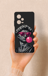Redmi Note 12 Pro 5G Uyumlu Pop David Desenli Silikon Kılıf