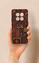REDMİ NOTE 15 4G Uyumlu Vintage Halı Desenli Silikon Kılıf