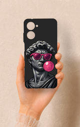 Realme 10 Uyumlu Pop David Desenli Silikon Kılıf