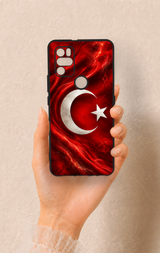 Omix X300 Uyumlu Türk Bayrağı Desenli Silikon Kılıf