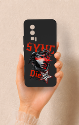 Poco F5 Pro Uyumlu Sync Die Desenli Silikon Kılıf