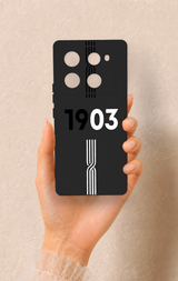 İnfinix Note 40 Pro Uyumlu 1903 Kemer Desenli Silikon Kılıf