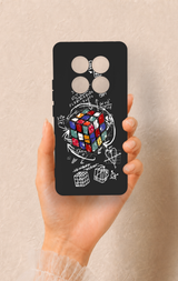 Redmi Note 14 Pro 5G Uyumlu Rubik Küb Desenli Silikon Kılıf