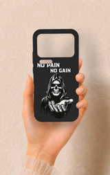 Mi 17 Pro Max Uyumlu No Pain No Gain Desenli Silikon Kılıf
