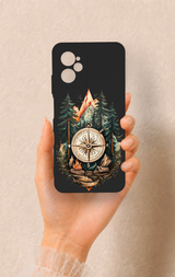 Casper Via X30 Uyumlu Pusula Orman Desenli Silikon Kılıf