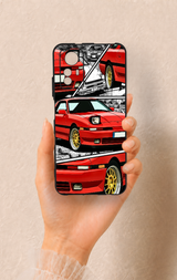 Redmi Note 12S Uyumlu Kırmızı Supra Desenli Silikon Kılıf
