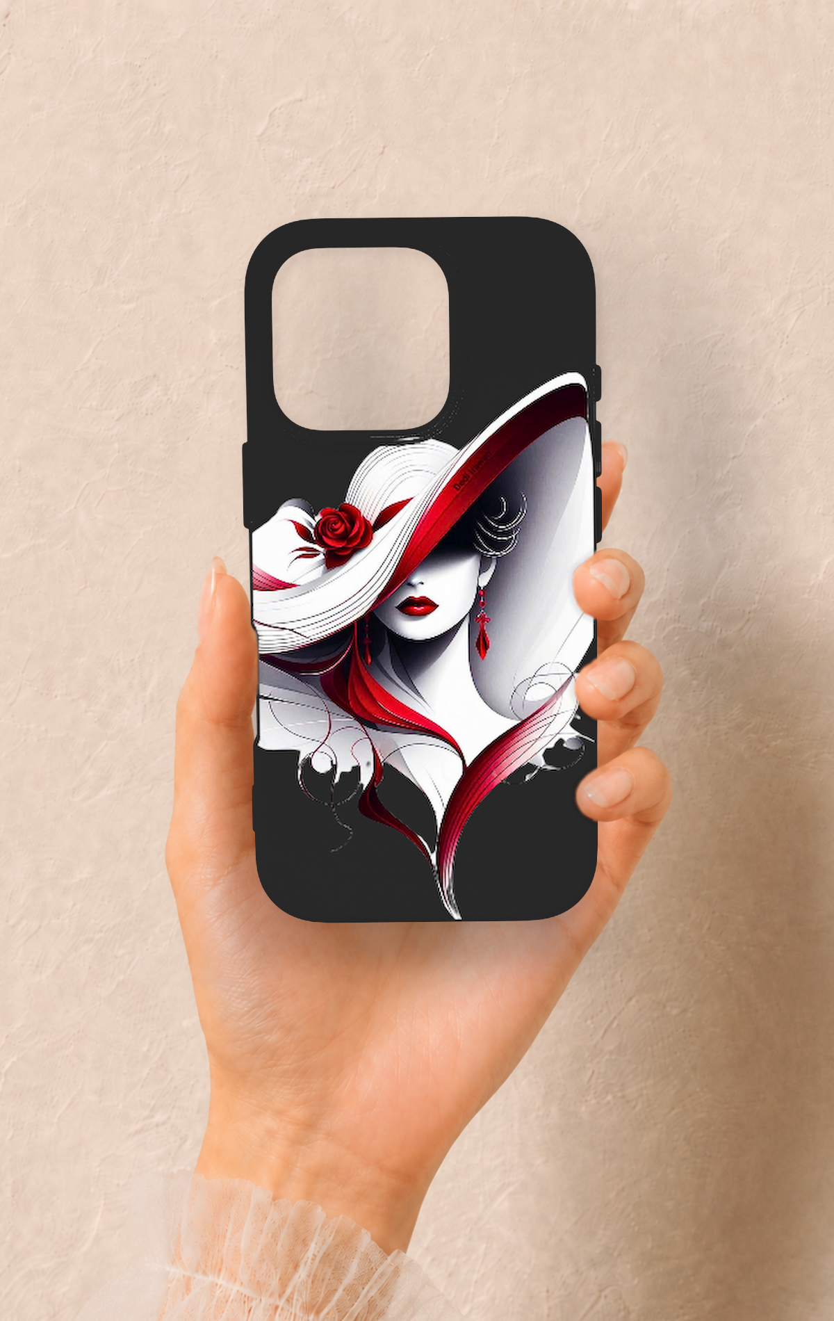 iPhone 16 Pro Uyumlu Matmazel Desenli Silikon Kılıf
