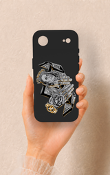iPhone 17 Air Uyumlu Self Made Desenli Silikon Kılıf