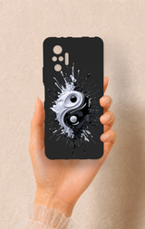 Redmi Note 10 Pro Uyumlu İyi ve Kötü Desenli Silikon Kılıf