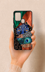 Samsung A21S Uyumlu Amazon Kaplan Desenli Silikon Kılıf