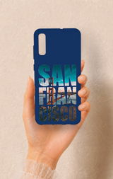 Samsung A70 Uyumlu San Francisco Desenli Silikon Kılıf