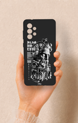 Samsung-A73 Uyumlu Fear No Evil Desenli Silikon Kılıf