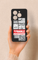 Tecno Spark 20C Uyumlu Fragile Desenli Silikon Kılıf