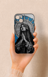 iPhone 14 Plus/15 Plus Uyumlu Rahibe Desenli Silikon Kılıf
