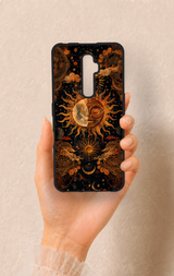 Oppo Reno 2Z Uyumlu Mistik Güneş Desenli Silikon Kılıf