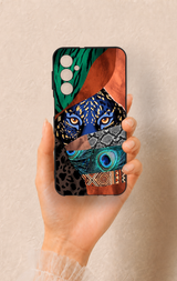 Samsung M34 Uyumlu Amazon Kaplan Desenli Silikon Kılıf