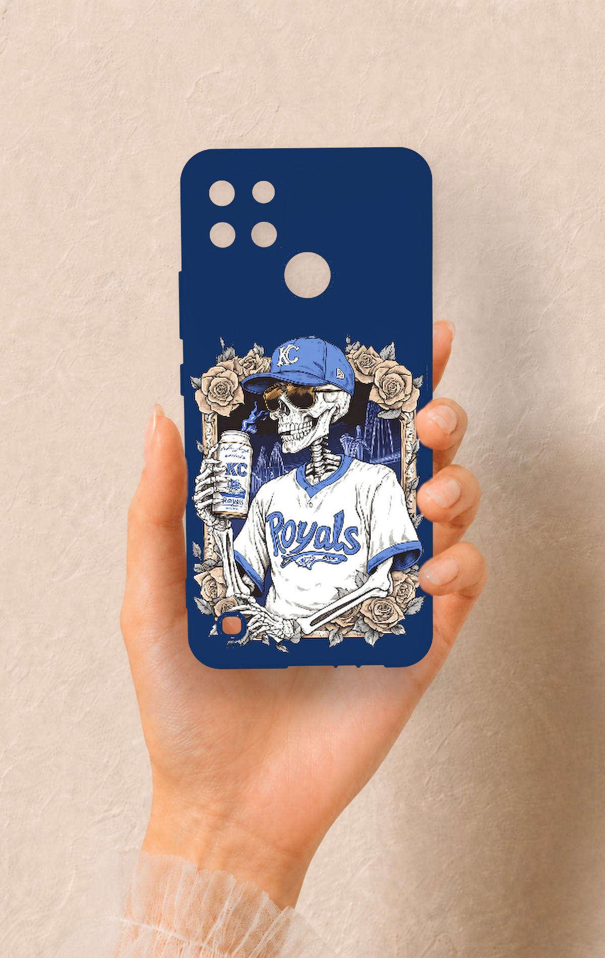 Realme C21Y Uyumlu Royals Desenli Silikon Kılıf