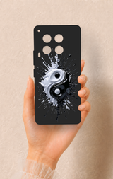 Tecno Camon 30 Uyumlu İyi ve Kötü Desenli Silikon Kılıf