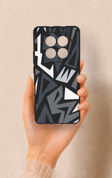 REDMİ NOTE 15 4G Uyumlu Geometrik Blok Desenli Silikon Kılıf