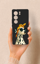 Vivo V29 Uyumlu Cool Dalmaçyalı Desenli Silikon Kılıf