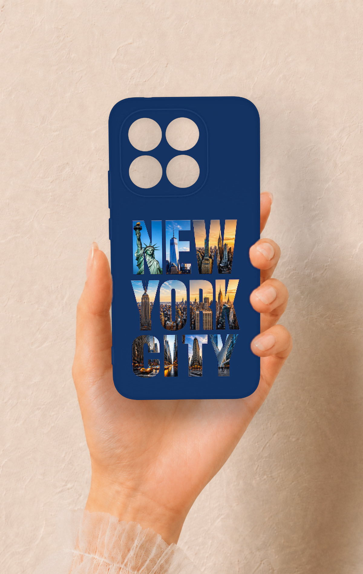 Mi 15T 5G Uyumlu New York City Desenli Silikon Kılıf