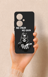 Oppo Reno 11F Uyumlu No Pain No Gain Desenli Silikon Kılıf