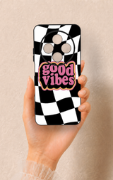 Redmi 14C Uyumlu Black Good Vibes Desenli Silikon Kılıf