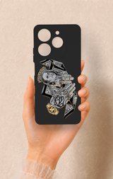 Tecno Spark 10 Pro Uyumlu Self Made Desenli Silikon Kılıf