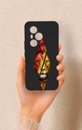 Honor 400 Pro Uyumlu Kesik Aslan Desenli Silikon Kılıf