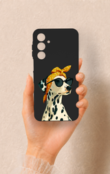 Samsung A16 Uyumlu Cool Dalmaçyalı Desenli Silikon Kılıf