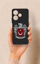 Redmi 13 4G Uyumlu Türk Arma Desenli Silikon Kılıf