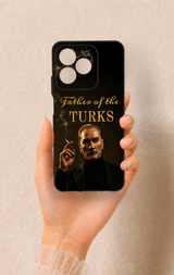 Realme C53 Uyumlu Father Of The Turks Desenli Silikon Kılıf