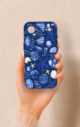 iPhone 17 Air Uyumlu Deniz Kabuğu Desenli Silikon Kılıf