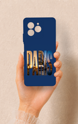 Omix X7 Uyumlu Paris Desenli Silikon Kılıf