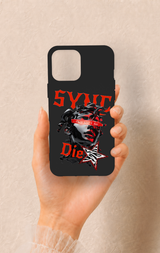 iPhone 12 Pro Max Uyumlu Sync Die Desenli Silikon Kılıf