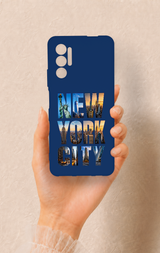 Tecno Pova 3 Uyumlu New York City Desenli Silikon Kılıf