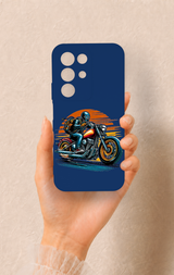 Realme C85 5G Uyumlu Moto Rider Desenli Silikon Kılıf