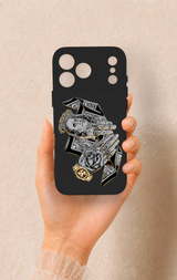 iPhone 17 Pro Max Uyumlu Self Made Desenli Silikon Kılıf