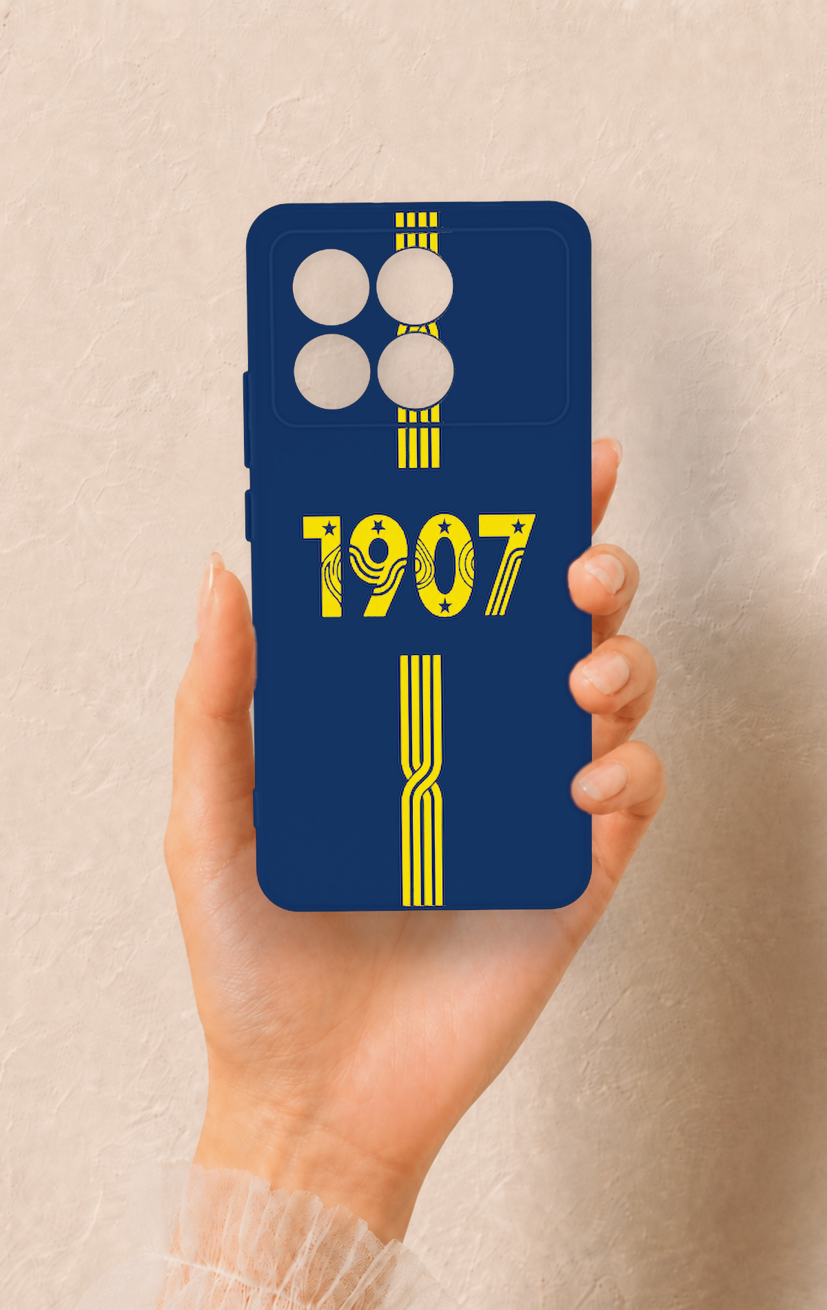 Poco X6 Pro Uyumlu 1907 Kemer Desenli Silikon Kılıf