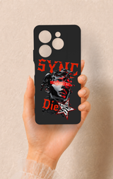 İnfinix Hot 40 Pro Uyumlu Sync Die Desenli Silikon Kılıf