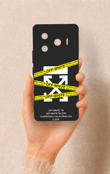 Tecno Camon 30 Pro 5G Uyumlu Off White Desenli Silikon Kılıf