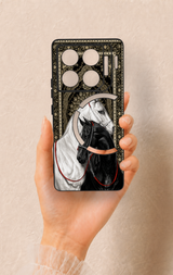 İnfinix Gt 20 Pro Uyumlu Asil Sevgili Atlar Desenli Silikon Kılıf