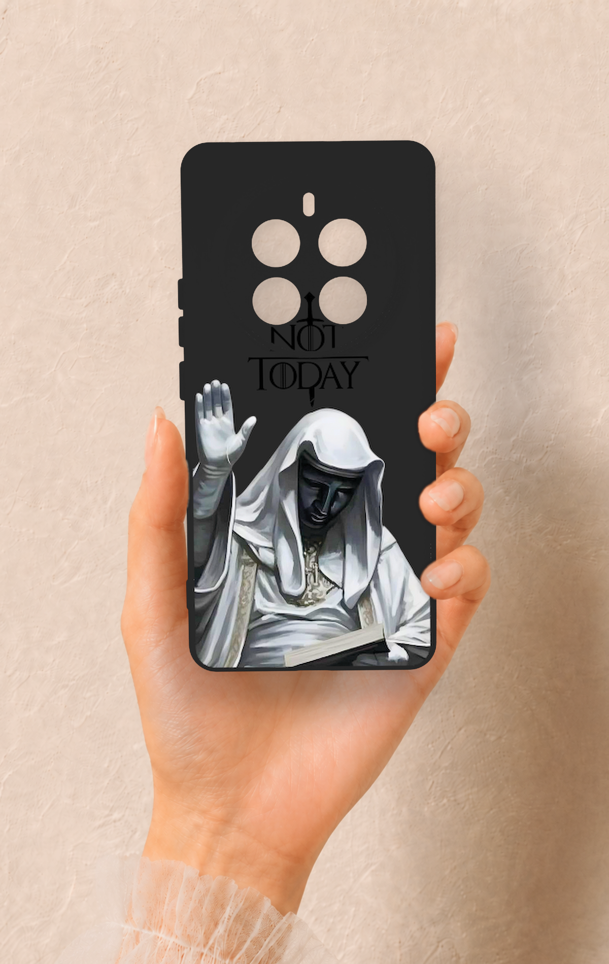 Realme 12 Pro Uyumlu Not Today Desenli Silikon Kılıf