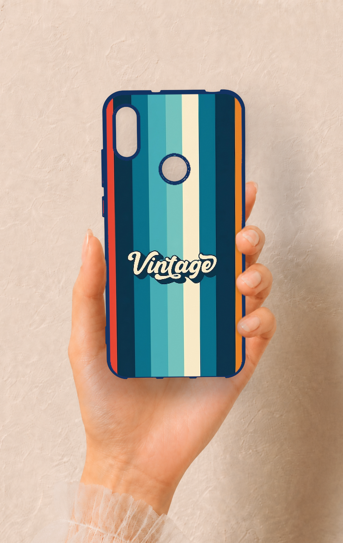 Huawei Y6 2019 Uyumlu Vintage Desenli Silikon Kılıf